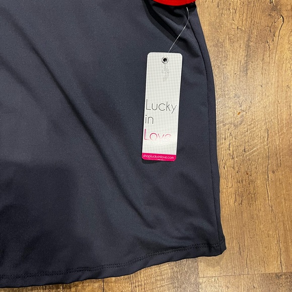 Women’s tennis top, new. Lucky In Love brand. $60 - Picture 2 of 5